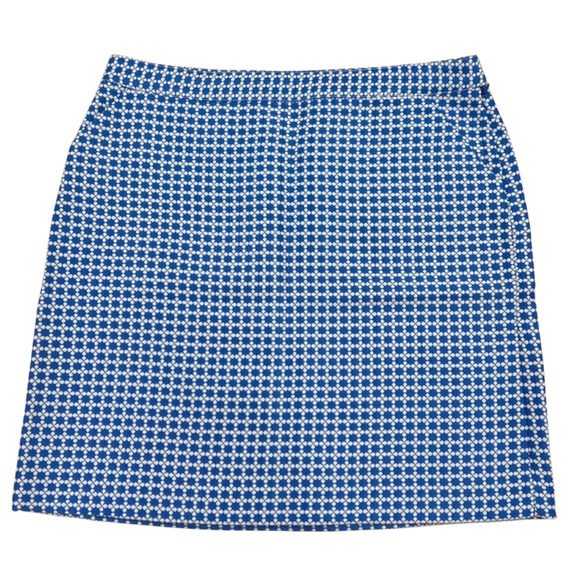 Brooks Brothers Dresses & Skirts - New Brooks Brothers 346 blue and white medallion pencil skirt with pockets 14